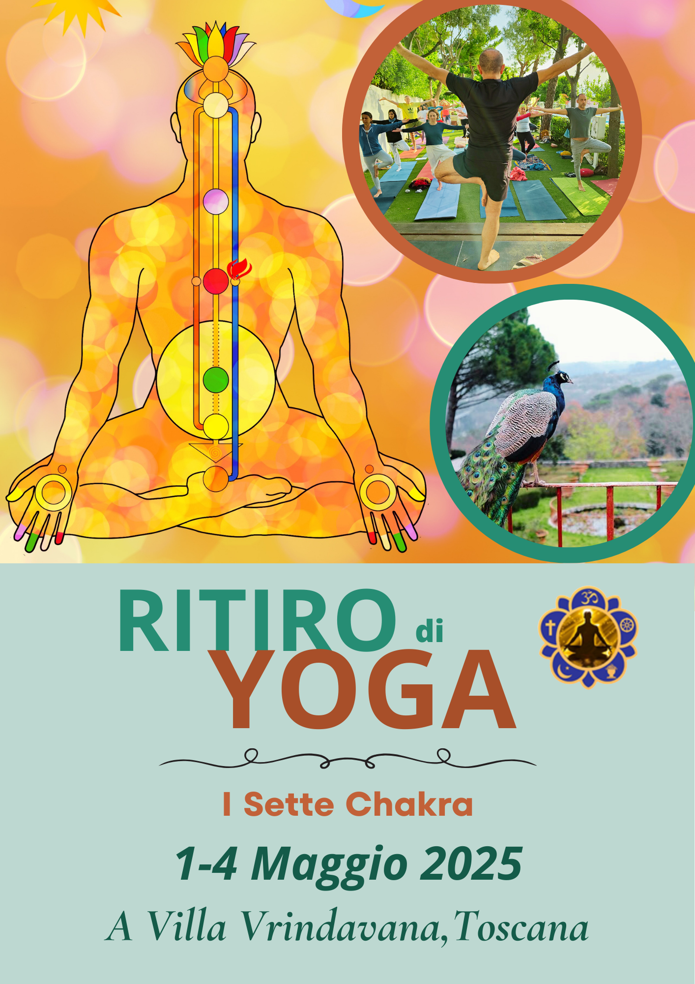 RITIRO YOGA VILLA VRINDAVANA 2025 - I 7 CHAKRA